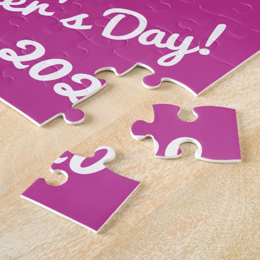 Moederdag Foto Collage Gift Custom Puzzle Legpuzzel (Zijkant)