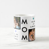 Moederdag foto collage met beste mam citaten koffiemok (Center)