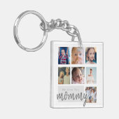 Moederdag foto collage sleutelhanger (Voorkant Links)