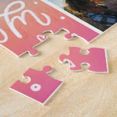 Moederdag Foto Collage Super Mam Lettering Legpuzzel (Zijkant)