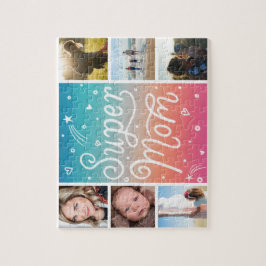 Moederdag Foto Collage Super Mam Lettering Legpuzzel