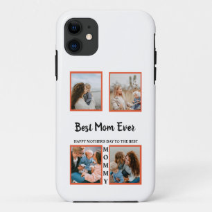 Moederdag foto-display collage voor moeder Case-Mate iPhone case
