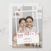 Moederdag Foto Feestdagenkaart (Voorkant)