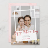 Moederdag Foto Feestdagenkaart (Voorkant / Achterkant)
