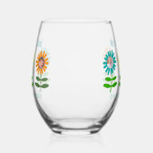 Moederdag Foto Garden Wijnglas Zonder Voet (Links)