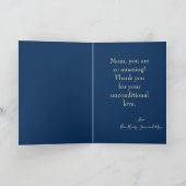 Moederdag foto in 80s stijl  kaart (Binnen)