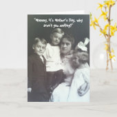 Moederdag foto -  kaart (Gele Bloem)