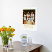 Moederdag Foto, Modern Script Text Gold Silver Folie Afdrukken (Laag (Keuken))