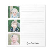 Moederdag Foto Notitieblok Gift, Grandma Notes (Voorkant)