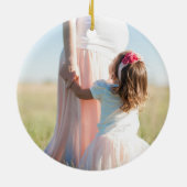 Moederdag Foto Ornament (Achterkant)