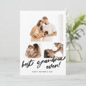 Moederdag Foto Personaliseer Oma Kaart (Staand voorkant)