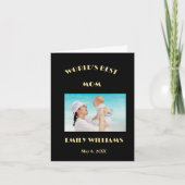 Moederdag foto personaliseren beste moeder ter wer kaart (Voorkant)