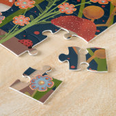 Moederdag Foto Puzzel Paddenstoelen Wildflowers (Zijkant)