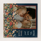 Moederdag Foto Puzzel Paddenstoelen Wildflowers Legpuzzel (Horizontaal)