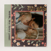 Moederdag Foto Spring Pastel Flowers Legpuzzel (Horizontaal)