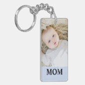 Moederdag Foto van je Mum Key Ring Sleutelhanger (Voorkant Links)