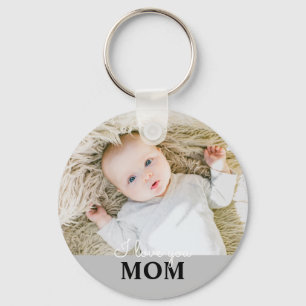 Moederdag Foto van je Mum Key Ring Sleutelhanger