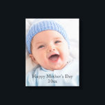 Moederdag Foto Wall Canvas<br><div class="desc">Kies uw eigen persoonlijke foto voor dit canvas. Dit canvas kijkt fabelachtig wanneer het wordt gedaan. Gewoon mooi. Moederdag cadeau.</div>