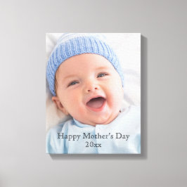 Moederdag Foto Wall Canvas Afdruk