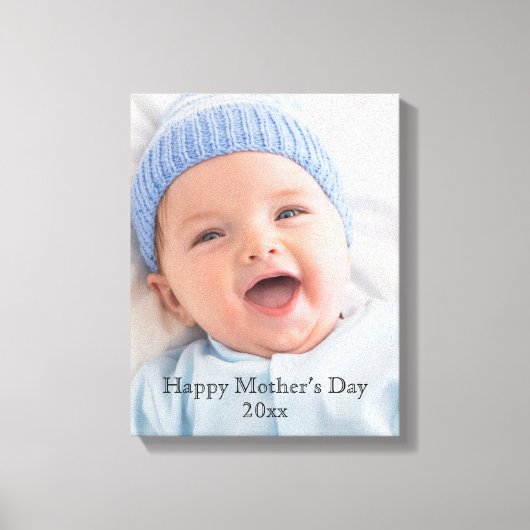 Moederdag Foto Wall Canvas Afdruk (Voorkant)