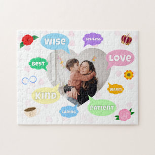 Moederdag Foto Woordwolken Beste Moeder Moeder Legpuzzel