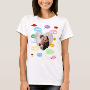 Moederdag Foto Woordwolken Beste Moeder Moeder T-shirt