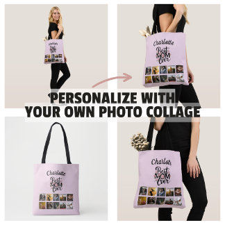 Moederdag Fotocollage Beste Moeder Ooit Aandenken Tote Bag
