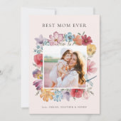 Moederdag Fotokaart Kaart (Voorkant)