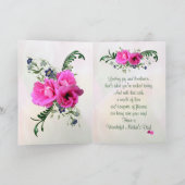 Moederdag Fotokaart Roze Love Blossom Kaart (Binnen)