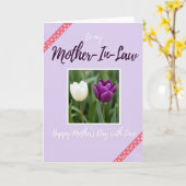 Moederdag Fotokaart vol Charme Kaart (Gele Bloem)