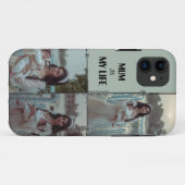 Moederdag Foto's Collage iPhone Case (Achterkant (horizontaal))