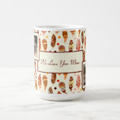 Moederdag foto's met vetwerende achtergrond koffiemok (Center)