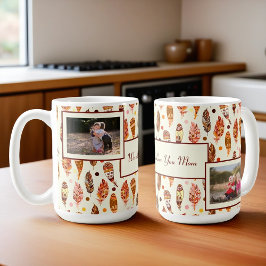 Moederdag foto's met vetwerende achtergrond koffiemok