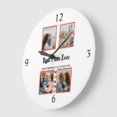 Moederdag foto's tonen collage voor moeder grote klok (Hoek)