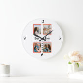 Moederdag foto's tonen collage voor moeder grote klok (Huis)