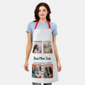 Moederdag foto's tonen collage voor moeder schort (Gedragen)