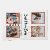 Moederdag foto's tonen collage voor moeder theedoek (Horizontaal)