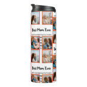 Moederdag foto's tonen collage voor moeder thermosbeker (Geroteerd rechts)