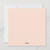 Moederdag Foxes Holiday Kaart (Achterkant)