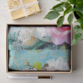 Moederdag Frog in Bloemen Pet Decoupage Tissuepapier (Geschenk)