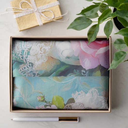 Moederdag Frog in Bloemen Pet Decoupage Tissuepapier (Geschenk)