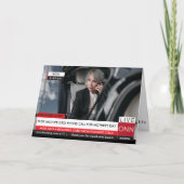 Moederdag Funny Breaking TV News spectaculaire Kaart (Voorkant)