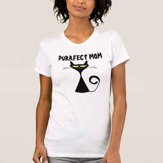 Moederdag Funny Cat T-shirts (Voorkant)