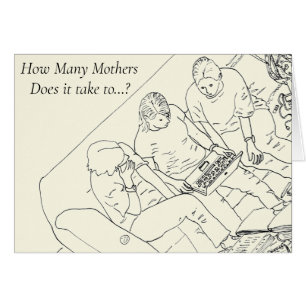 Moederdag Funny Computer Mum quote