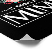 Moederdag Funny Humor Cute Graphic Quote Mimi Poster (Hoek)