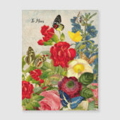 Moederdag Garden Carnans Rozen Butterflies (Voorkant)