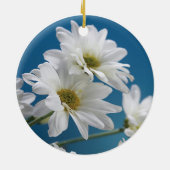 Moederdag Garden of Love, Daisies, Blue Sky Keramisch Ornament (Achterkant)