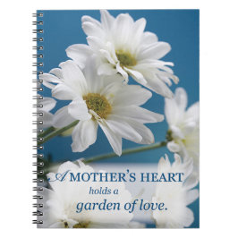 Moederdag Garden of Love, Daisies, Blue Sky Notitieboek