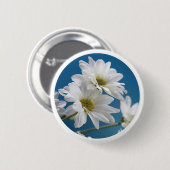 Moederdag Garden of Love, Daisies, Blue Sky Ronde Button 5,7 Cm (Voorkant /achterkant)
