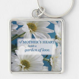 Moederdag Garden of Love, Daisies, Blue Sky Sleutelhanger
